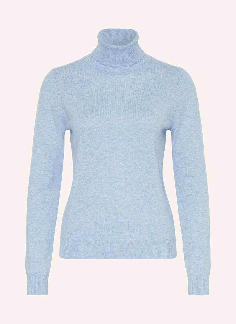 Repeat Rollkragenpullover Aus Cashmere blau von REPEAT