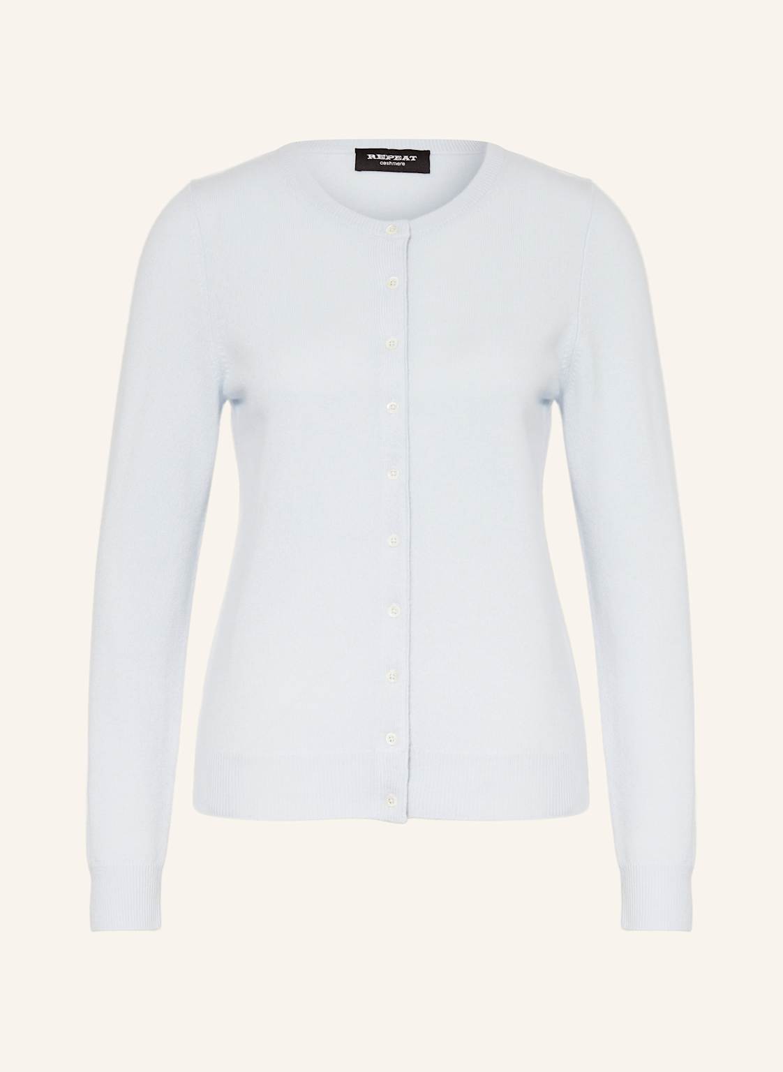 Repeat Strickjacke Aus Cashmere blau Repeat Strickjacke Aus Cashmere blau von REPEAT