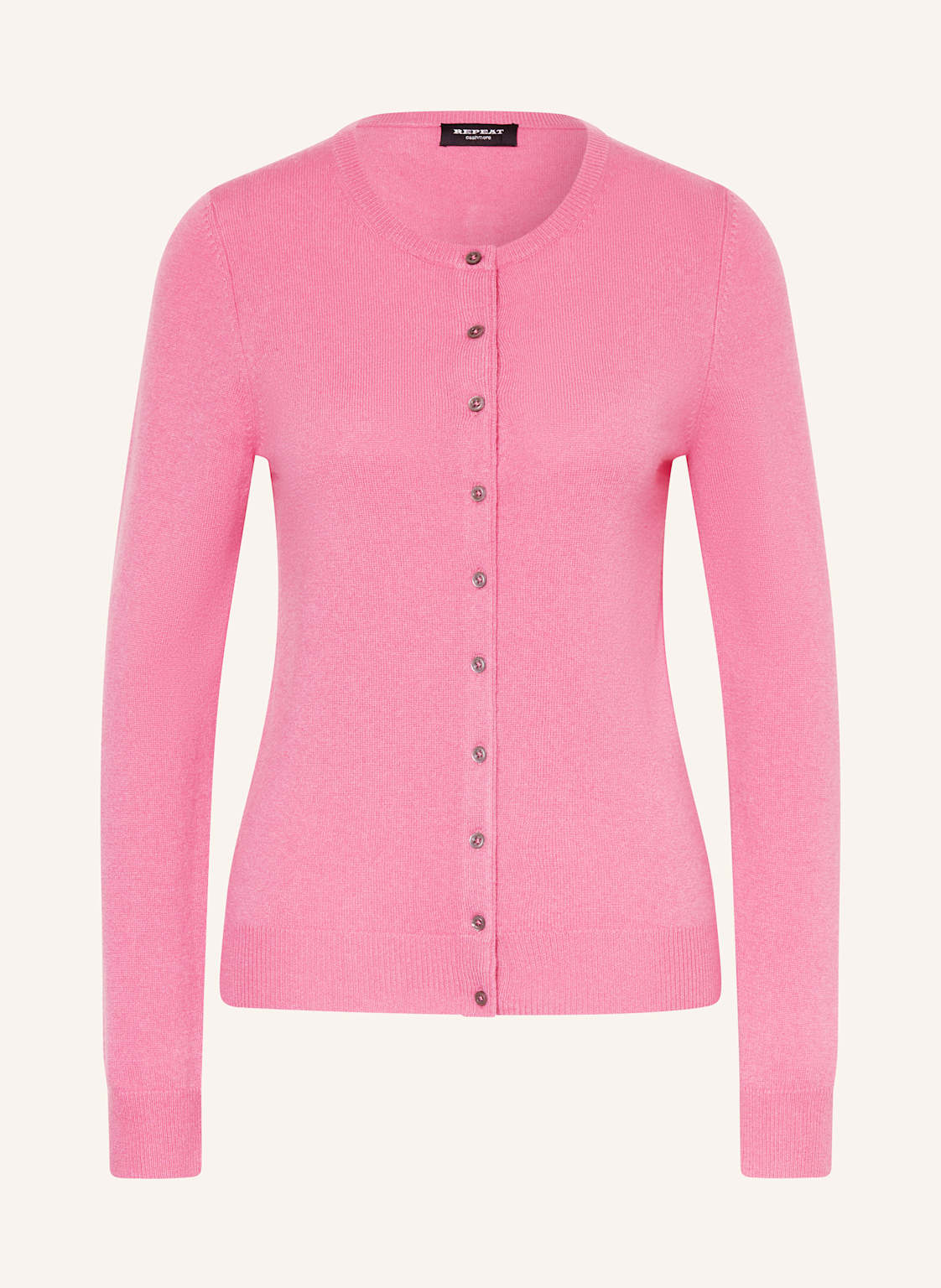 Repeat Strickjacke Aus Cashmere pink von REPEAT