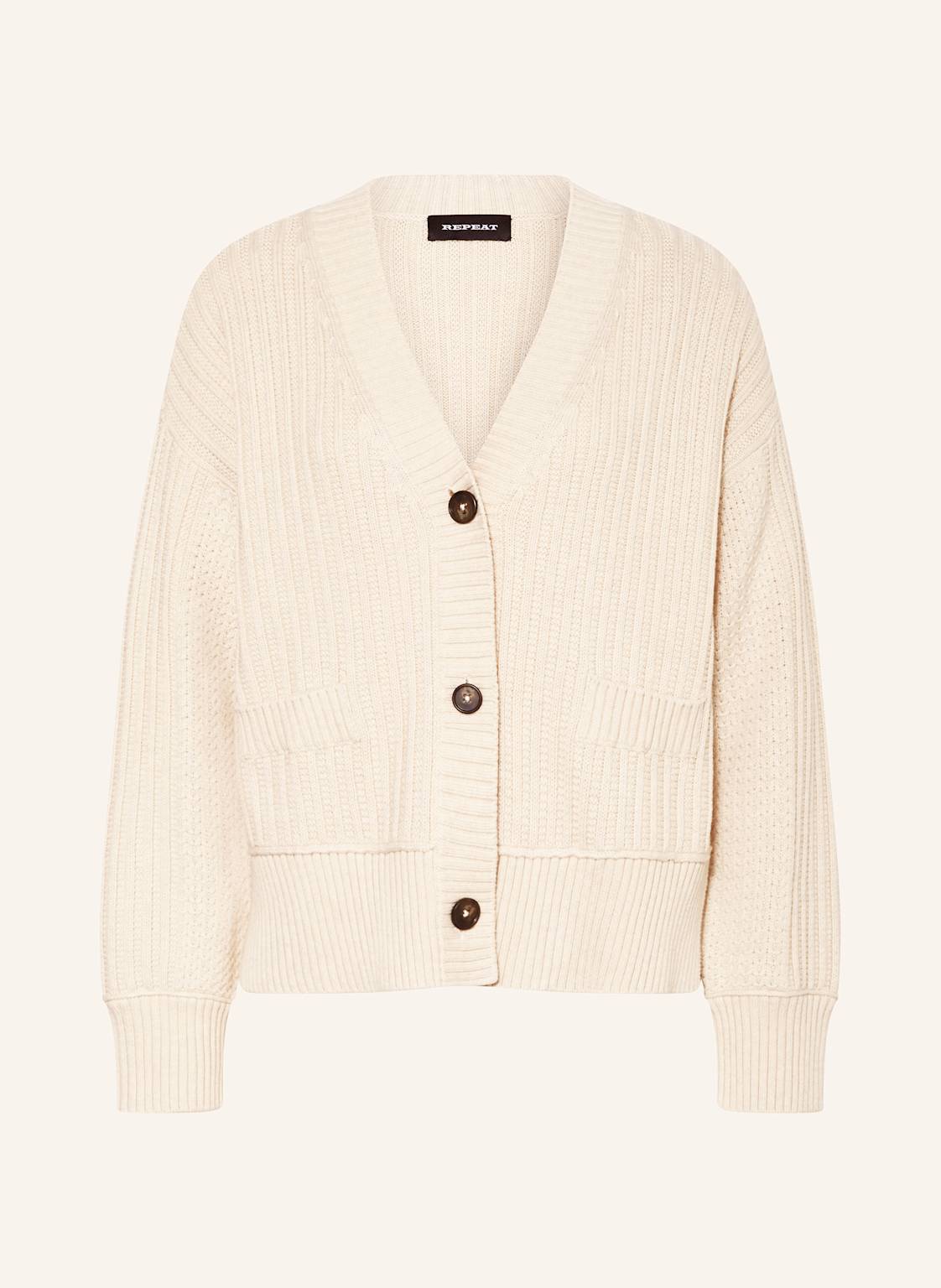 Repeat Strickjacke beige Repeat Strickjacke beige von REPEAT