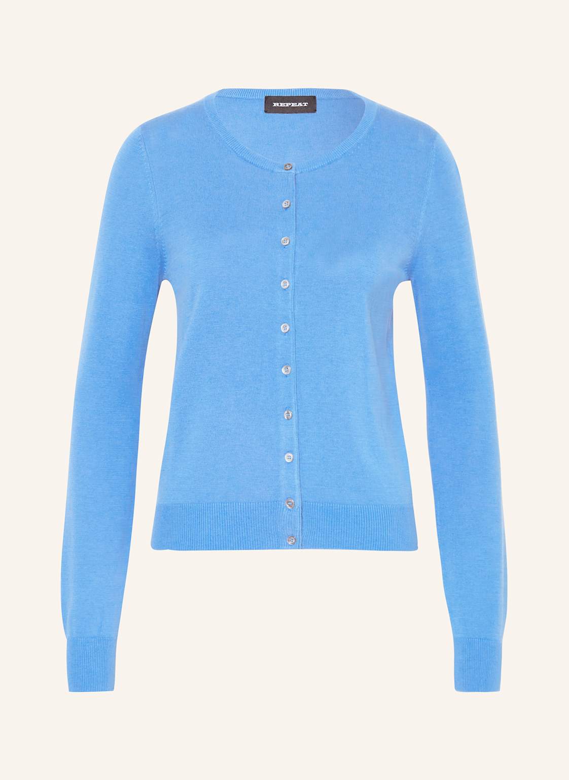 Repeat Strickjacke blau von REPEAT