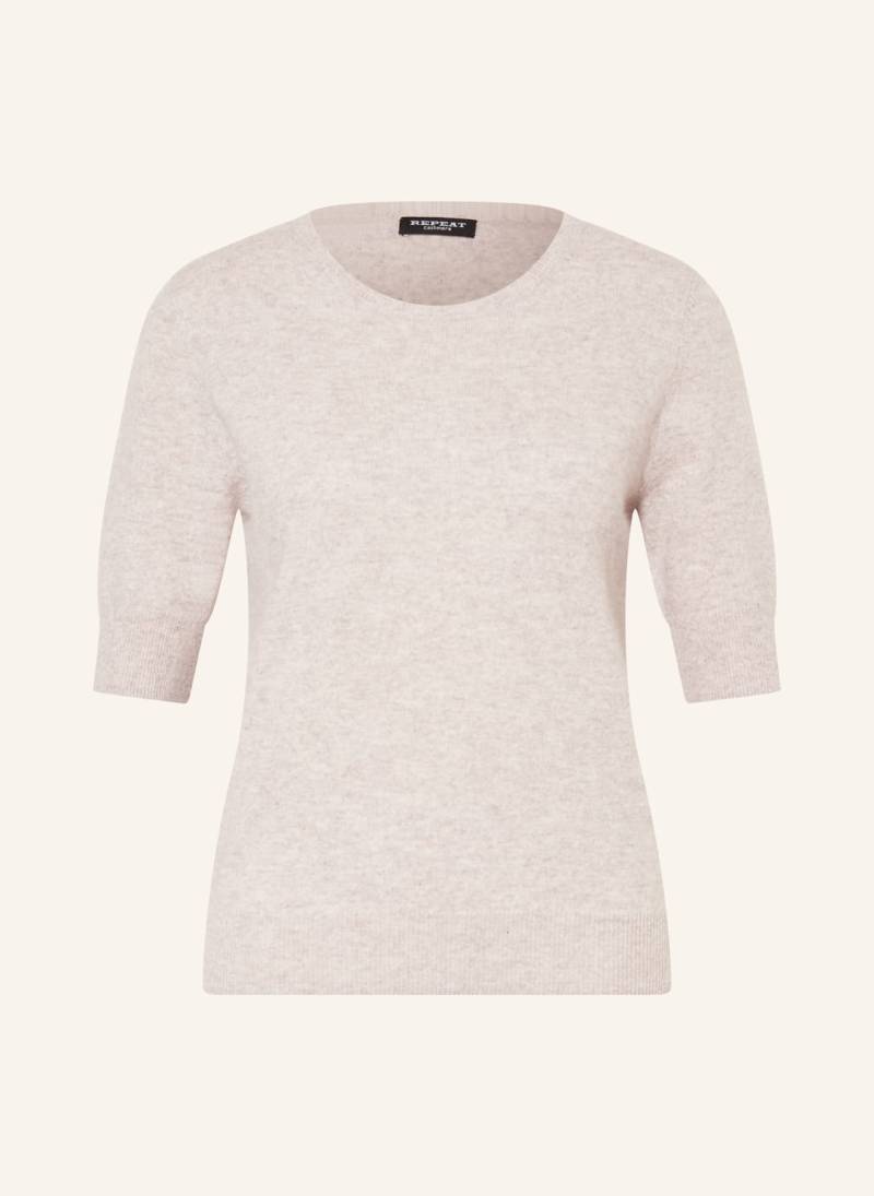 Repeat Strickshirt Aus Cashmere beige von REPEAT