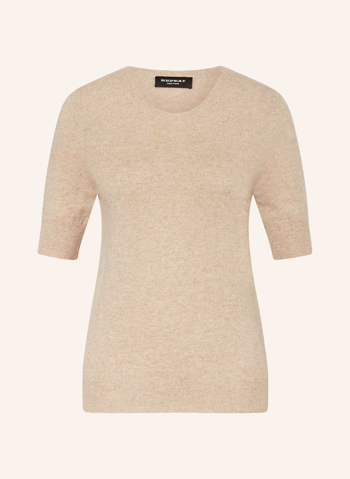 Repeat Strickshirt Aus Cashmere beige Repeat Strickshirt Aus Cashmere beige von REPEAT