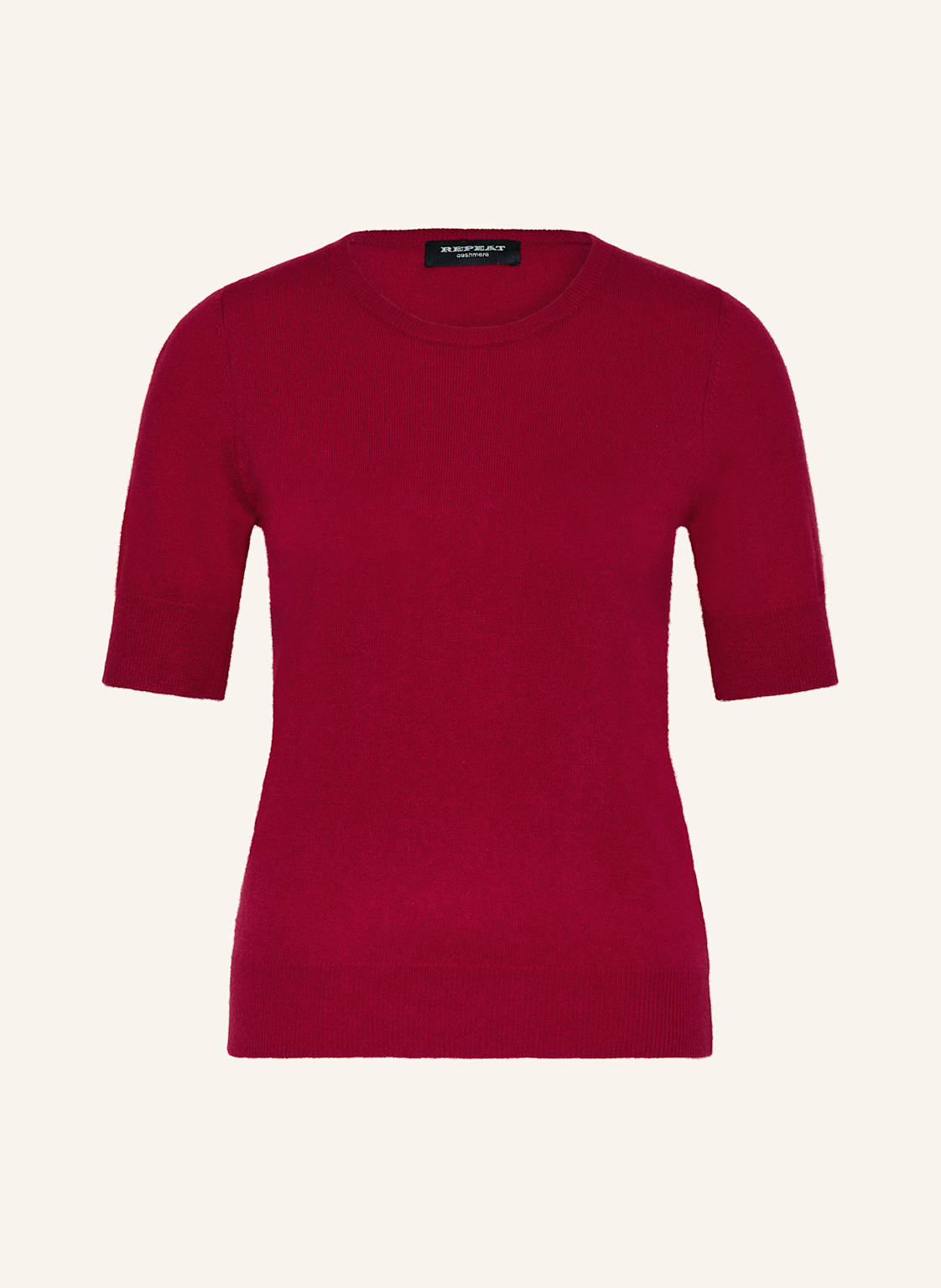 Repeat Strickshirt Aus Cashmere rot von REPEAT