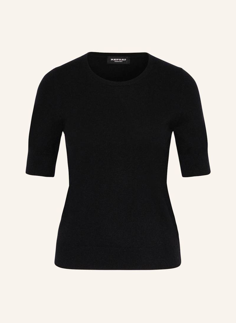 Repeat Strickshirt Aus Cashmere schwarz von REPEAT