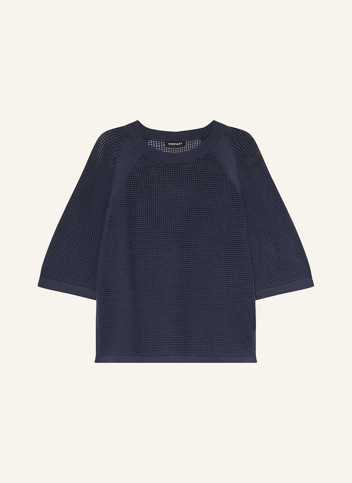 Repeat Strickshirt blau Repeat Strickshirt blau von REPEAT