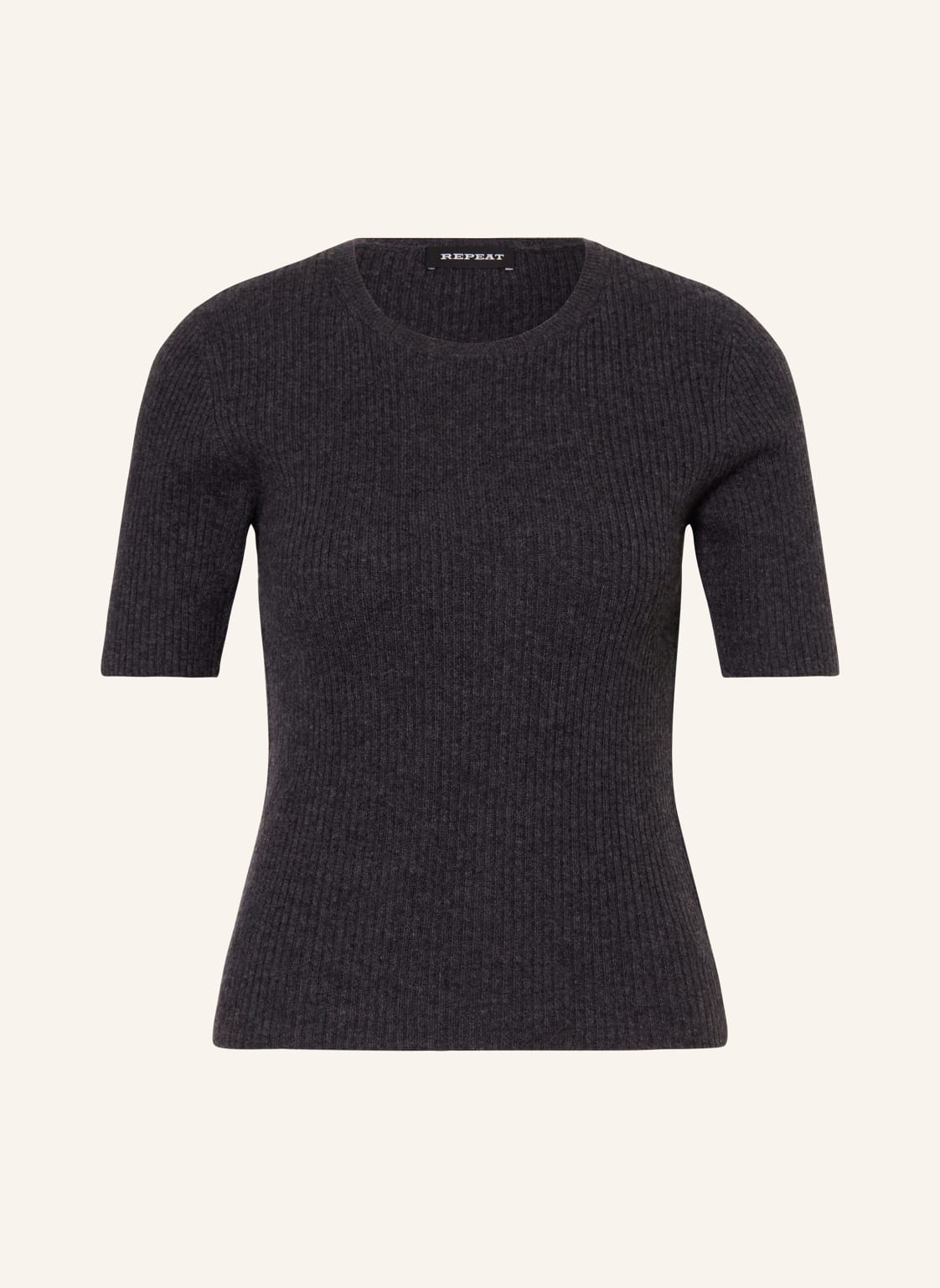 Repeat Strickshirt grau von REPEAT