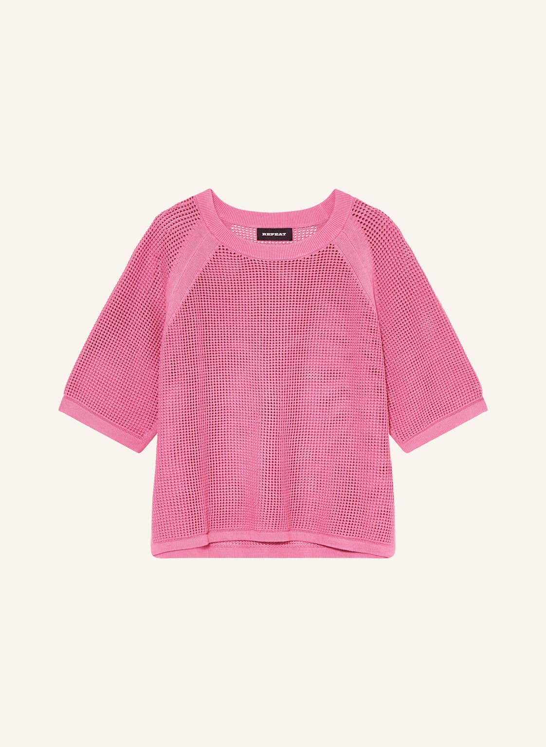 Repeat Strickshirt pink von REPEAT