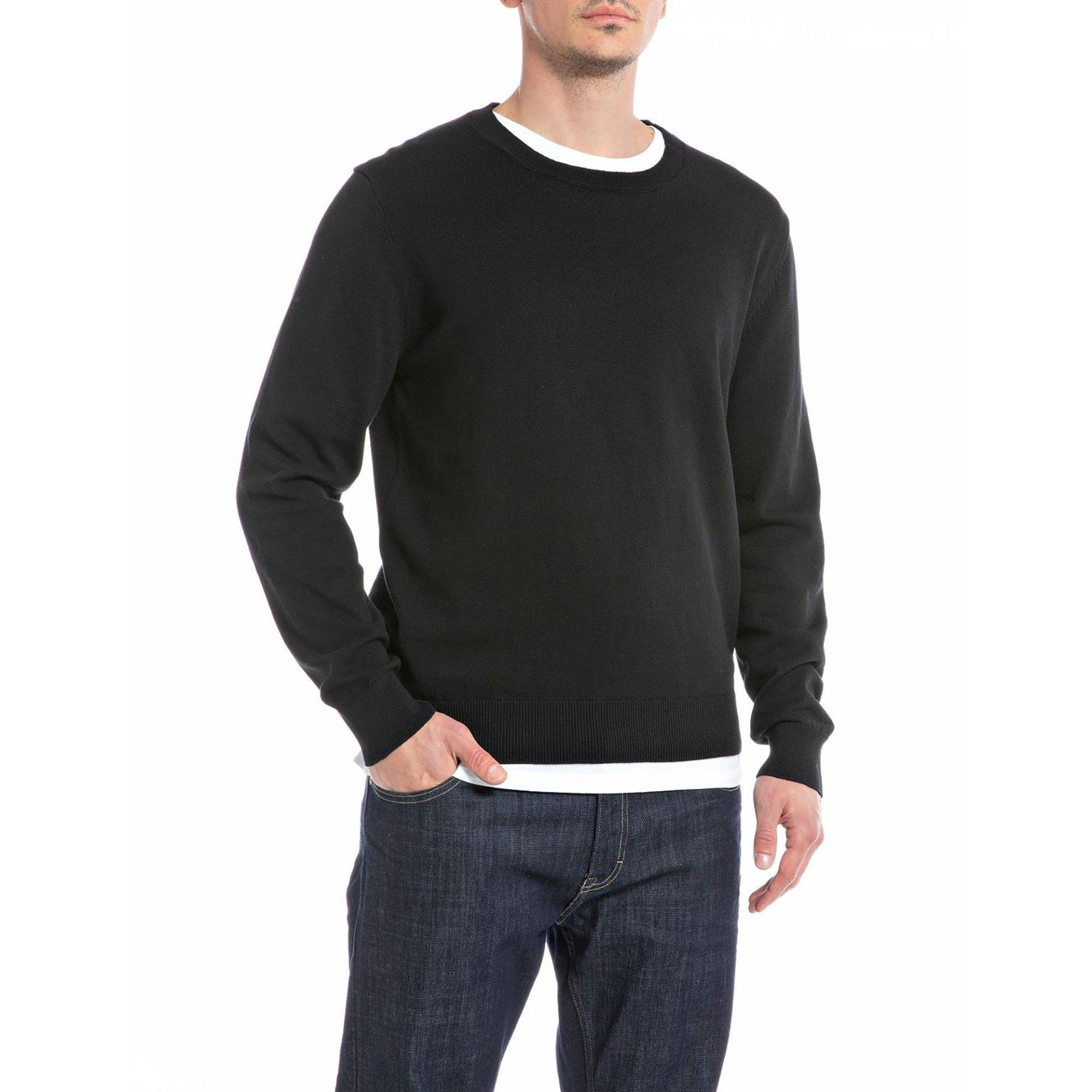 Pullover Herren Black L von REPLAY