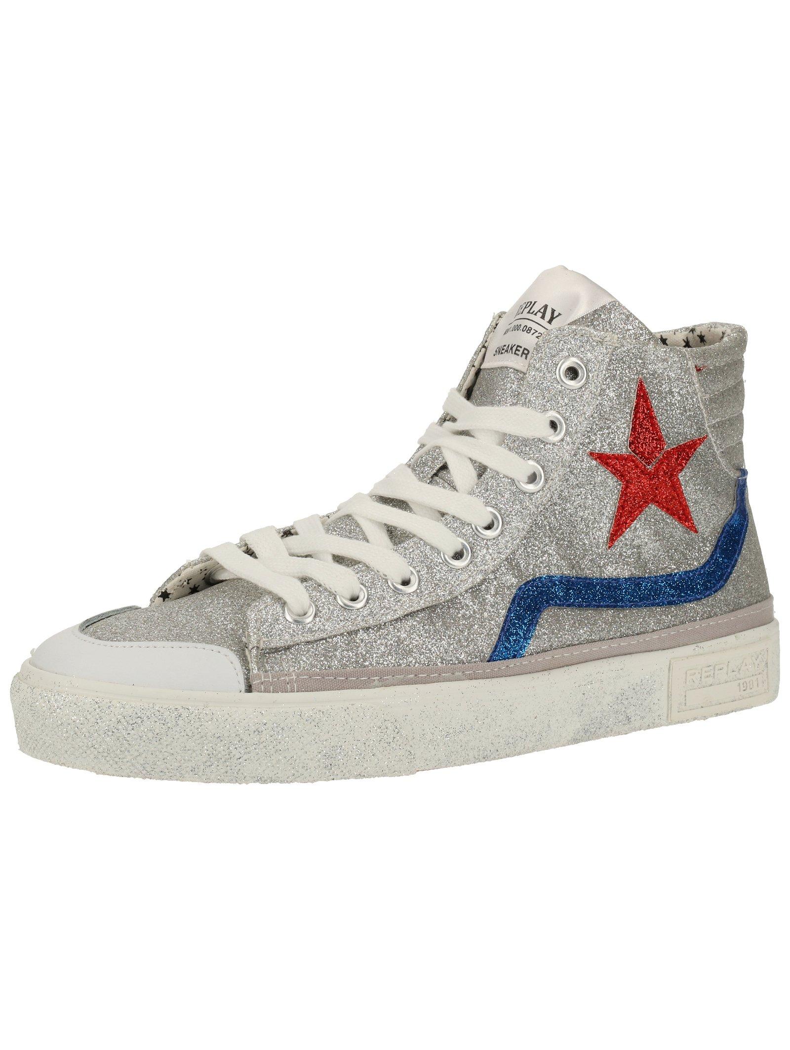 Sneaker Gwv79.000.c0015s Damen Silber 36 von REPLAY