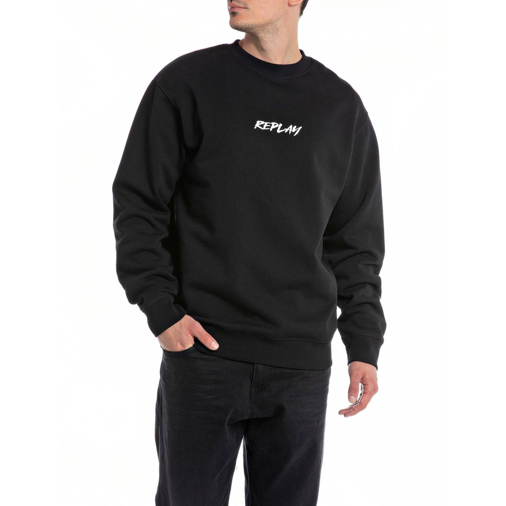 Sweatshirt Herren Black L von REPLAY