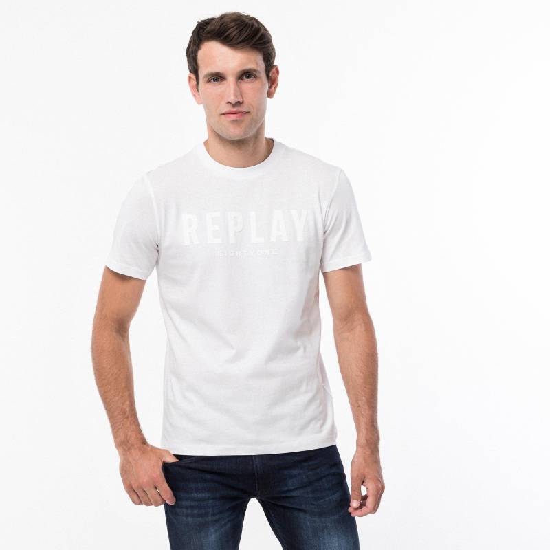 T-shirt Herren Weiss S von REPLAY