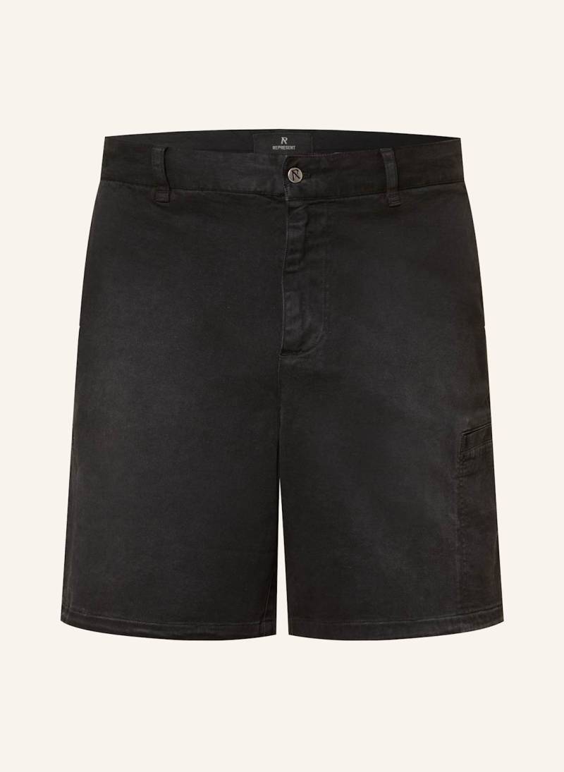 Represent Cargo-Jeansshorts schwarz von REPRESENT