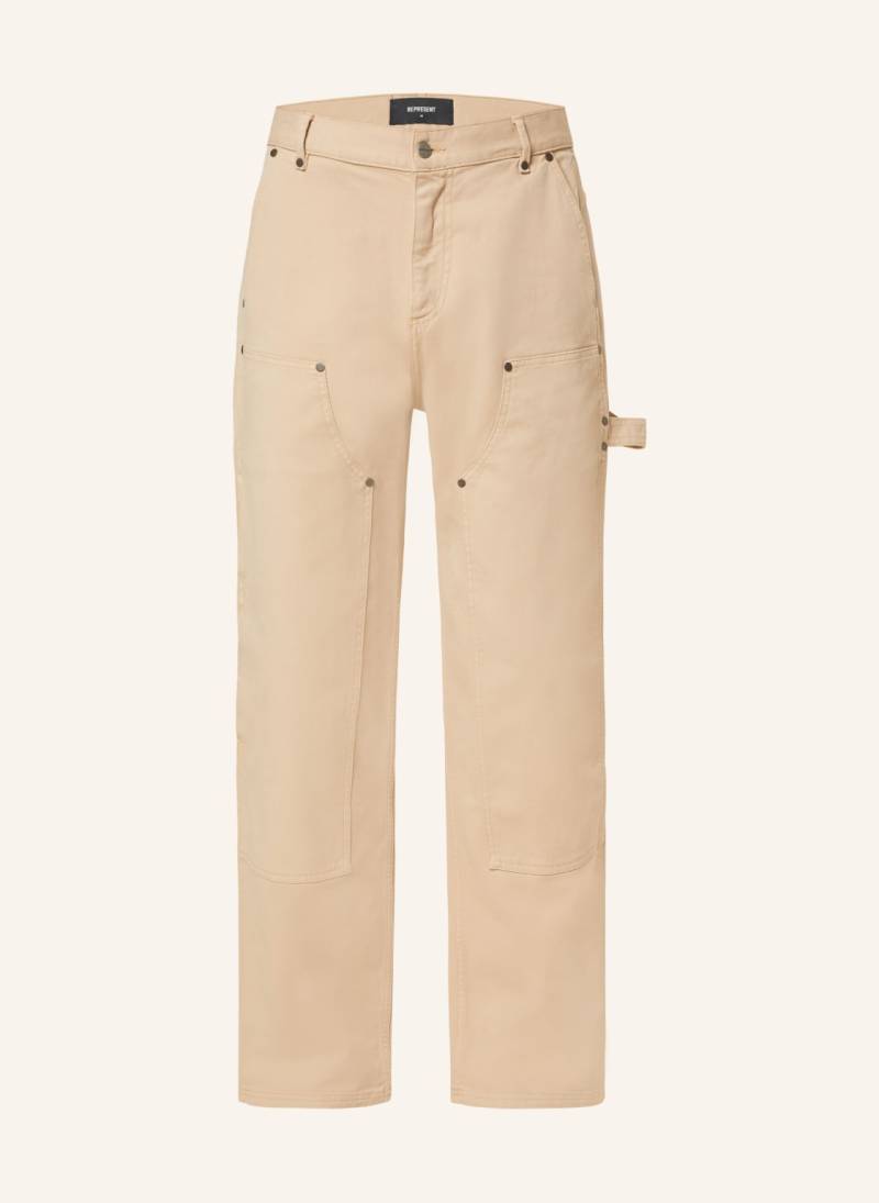 Represent Cargohose Regular Fit beige von REPRESENT