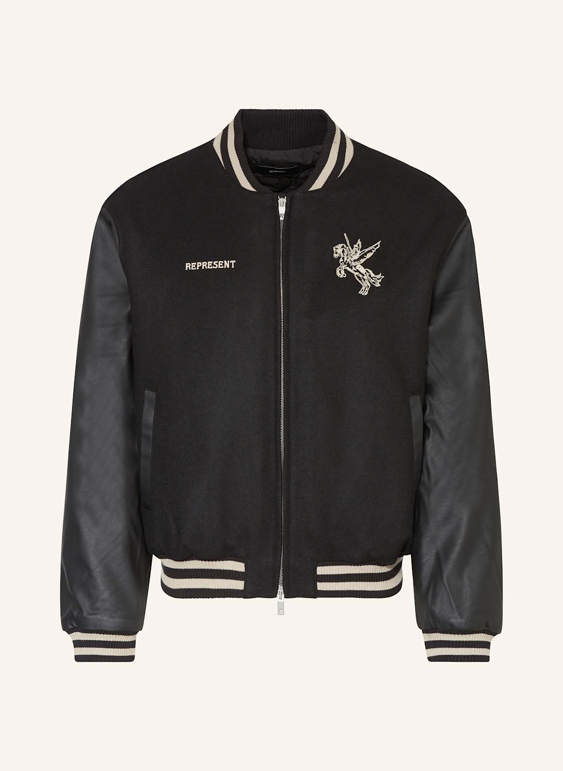 Represent College-Jacke Bellerophon schwarz von REPRESENT