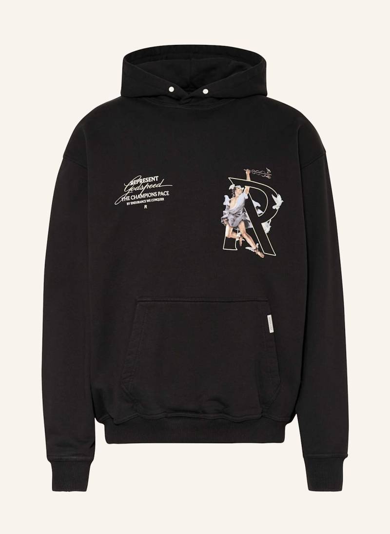 Represent Hoodie Hermes schwarz von REPRESENT