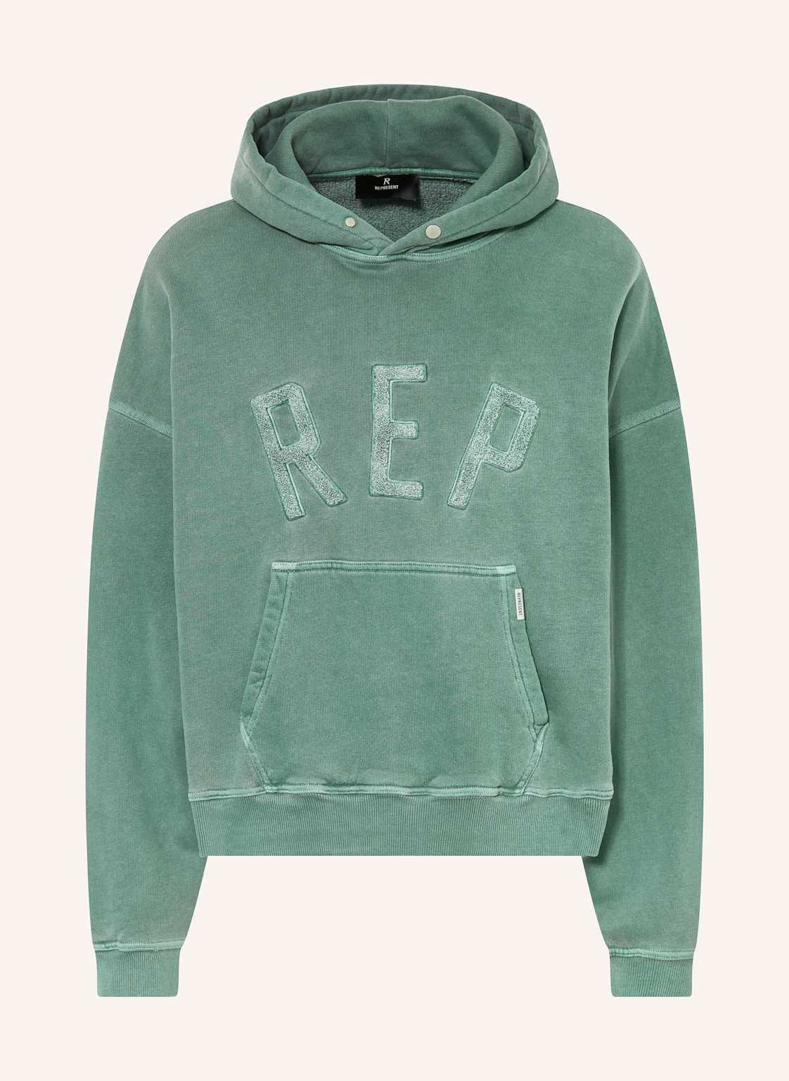 Represent Hoodie gruen von REPRESENT