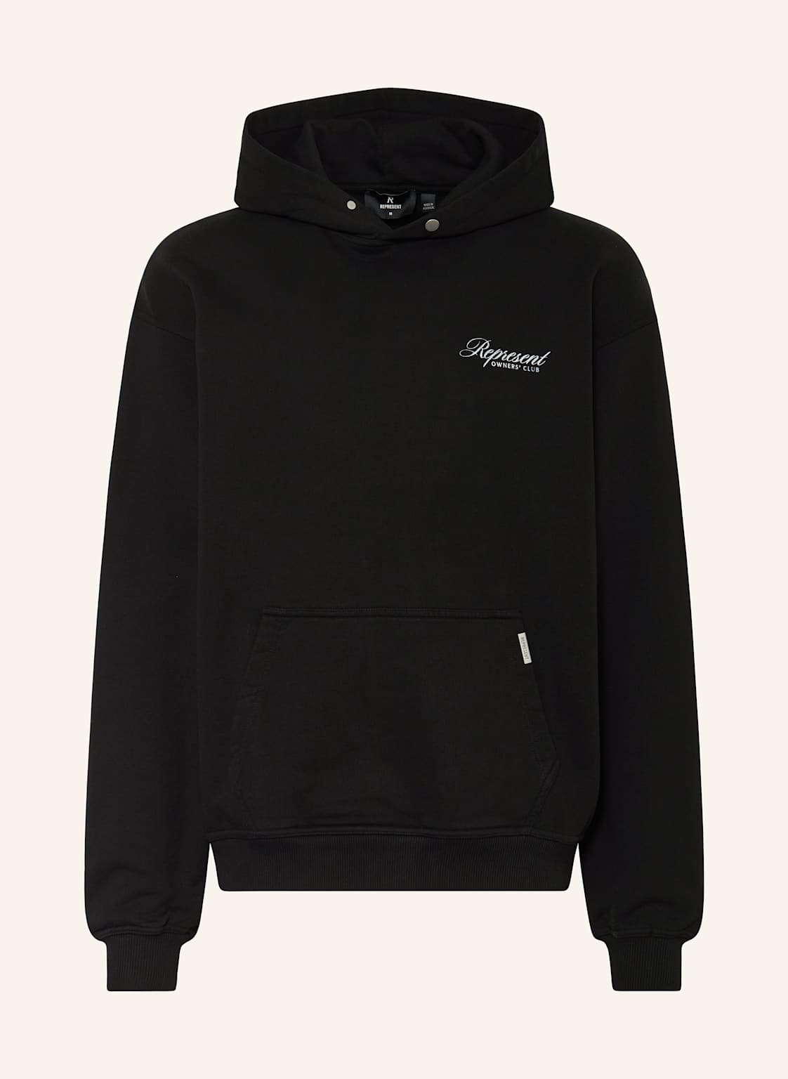 Represent Hoodie schwarz von REPRESENT