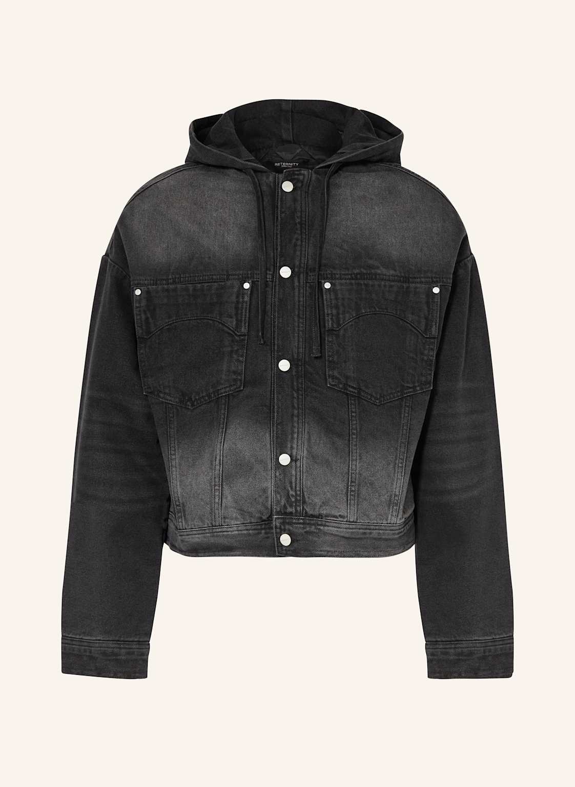 Reternity Jeansjacke schwarz von RETERNITY