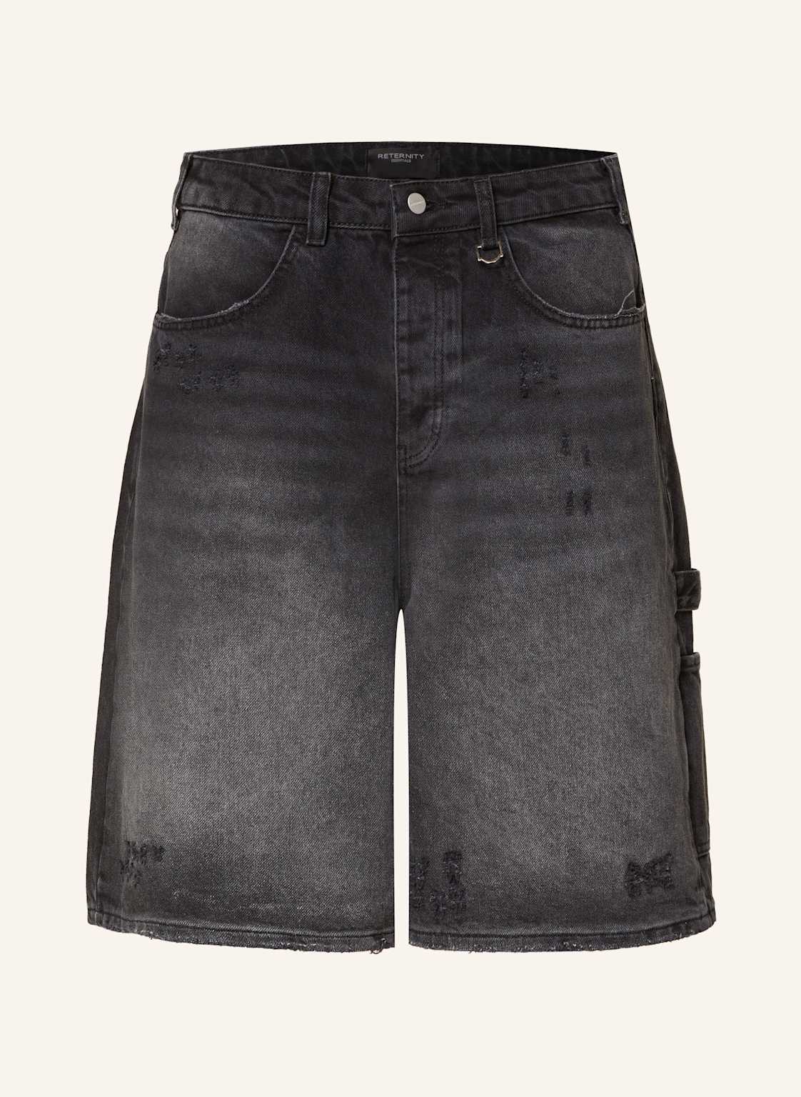 Reternity Jeansshorts Signe Baggy Loose Fit schwarz von RETERNITY