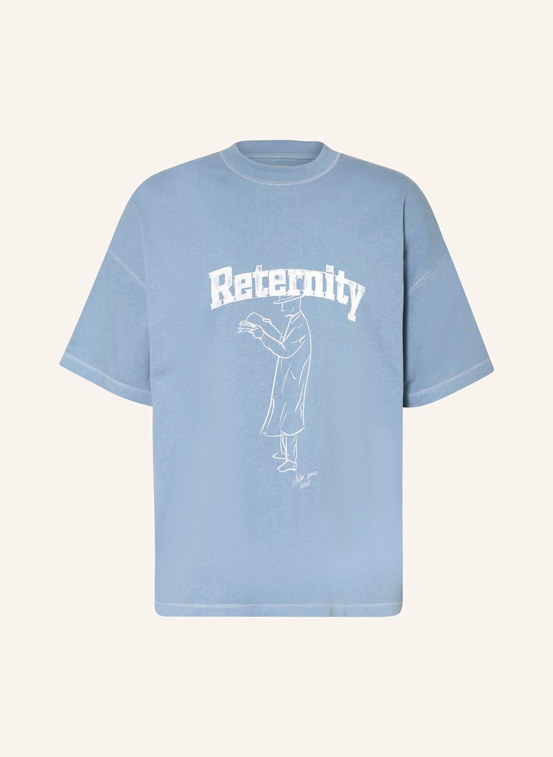 Reternity T-Shirt Promeneur blau von RETERNITY