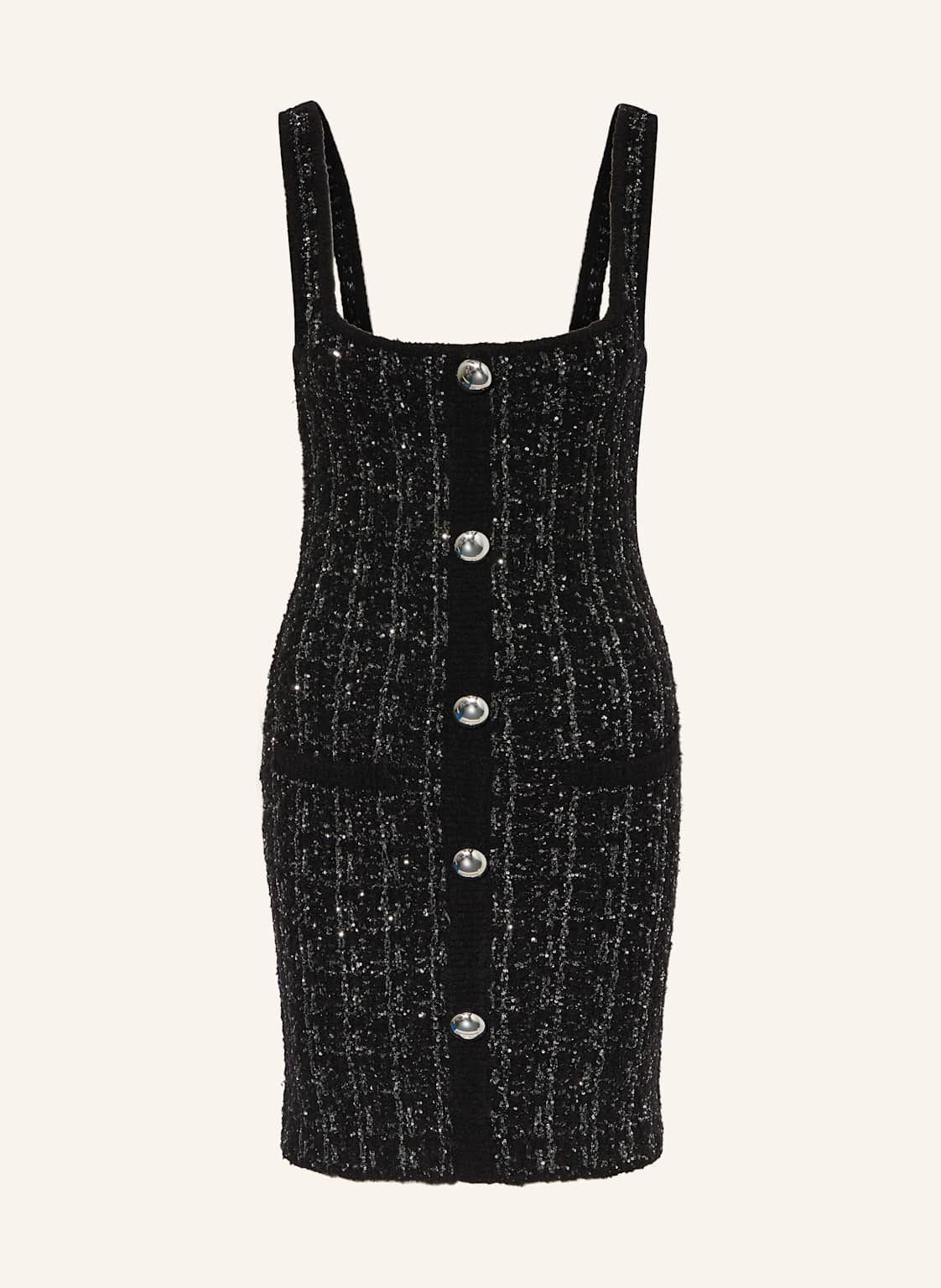 Retrofête Tweed-Kleid Amanda Mit Pailletten schwarz Retrofête Tweed-Kleid Amanda Mit Pailletten schwarz von RETROFÊTE