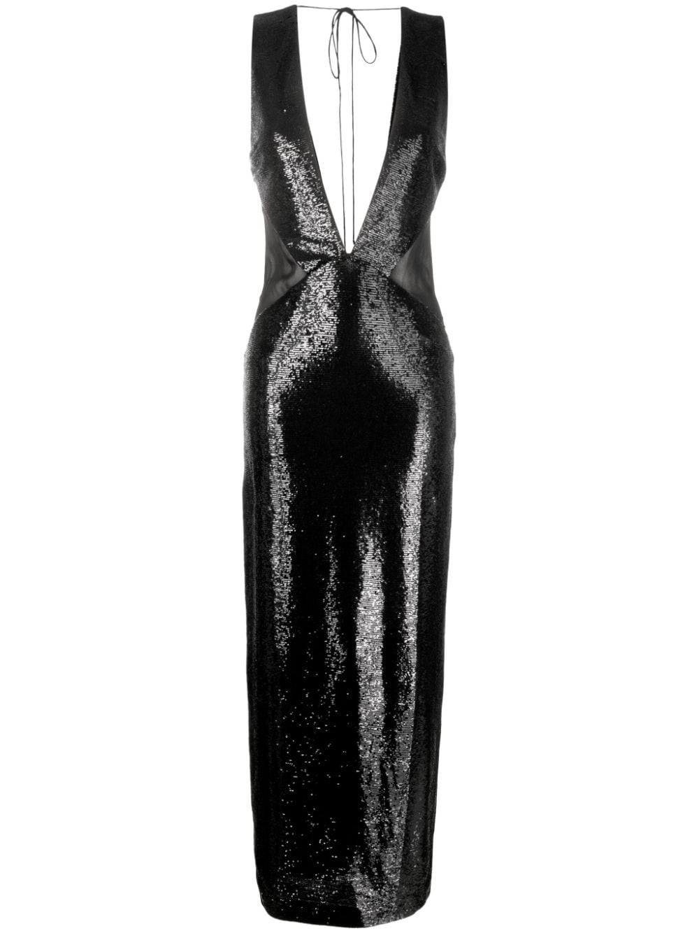 REV sequin-embellished maxi dress - Black von REV