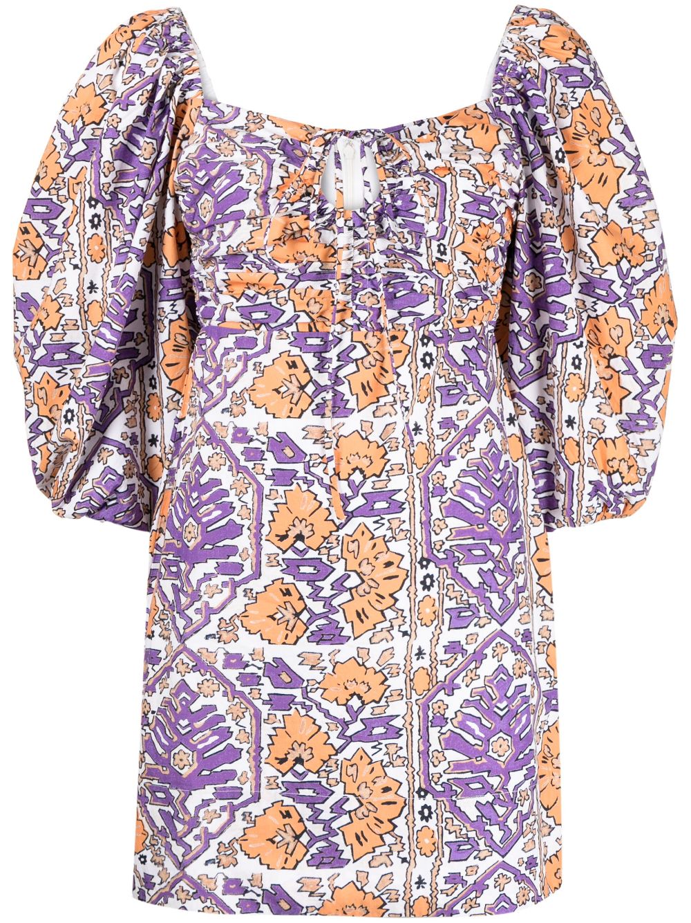 RHODE Jeanne graphic-print dress - Purple von RHODE