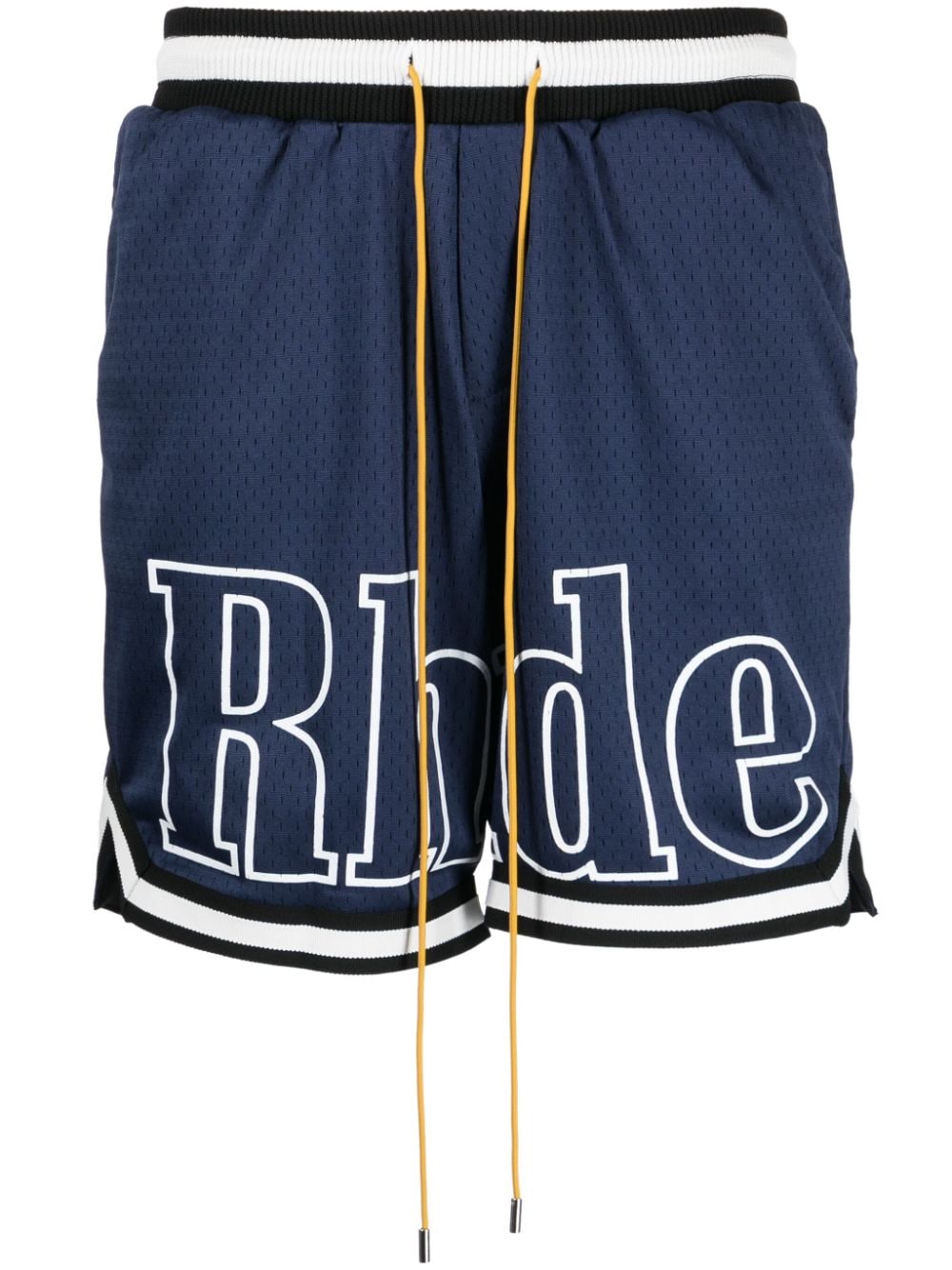 RHUDE Court Logo Short "Navy" - Blue von RHUDE