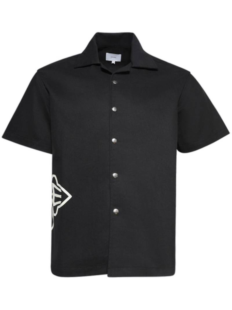 RHUDE Cross Logo shirt - Black von RHUDE