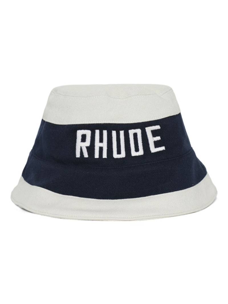 RHUDE East Hampton bucket hat - Blue von RHUDE