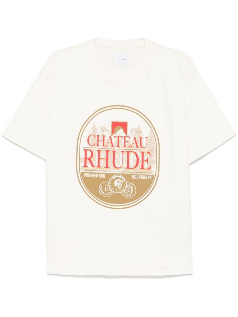 RHUDE Premier Cut T-shirt - White von RHUDE