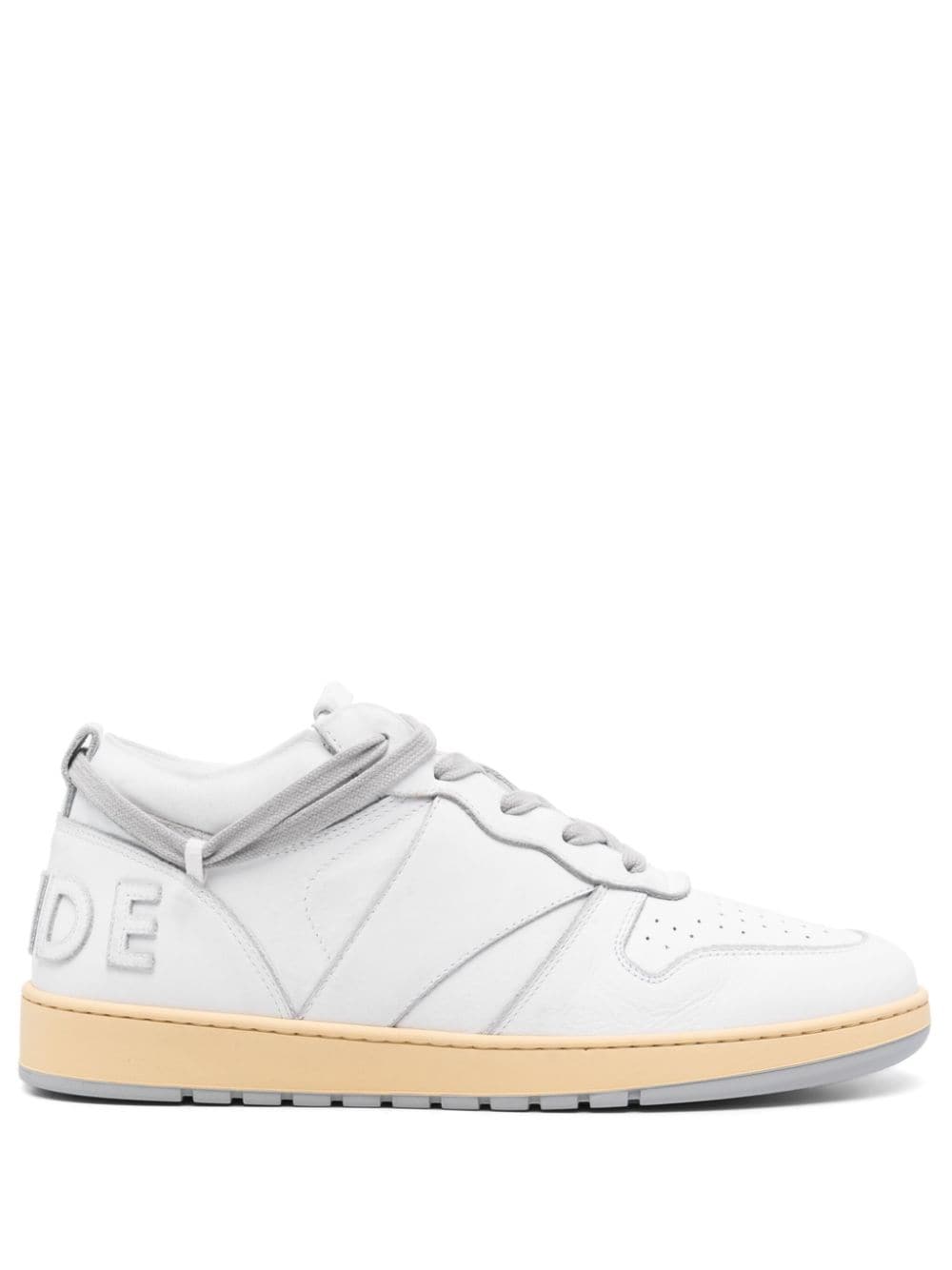 RHUDE Rhecess leather sneakers - White von RHUDE