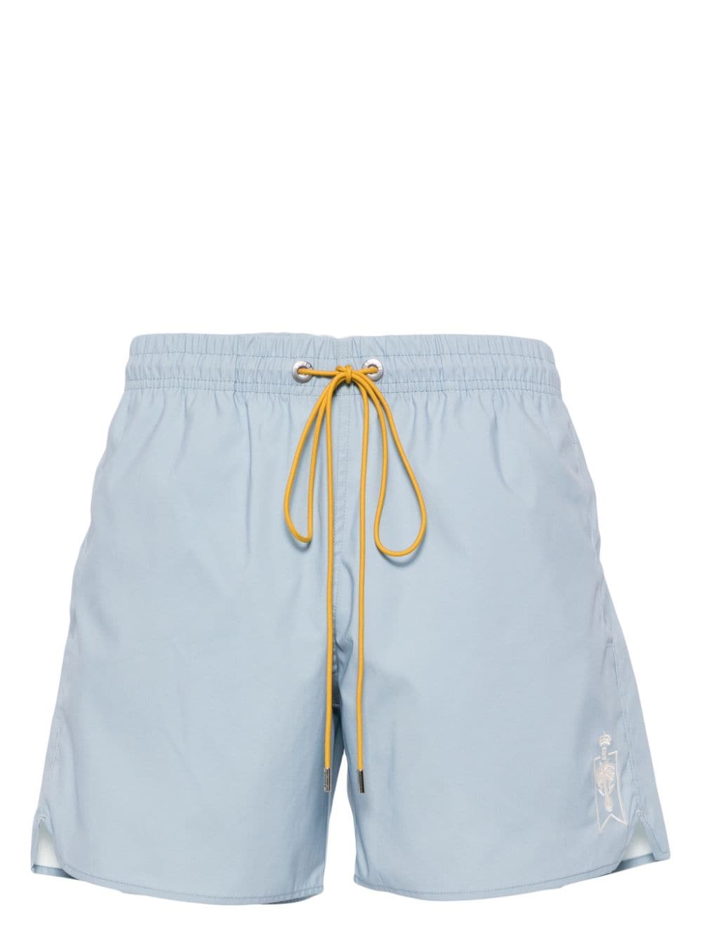 RHUDE logo-embroidered swim shorts - Blue von RHUDE