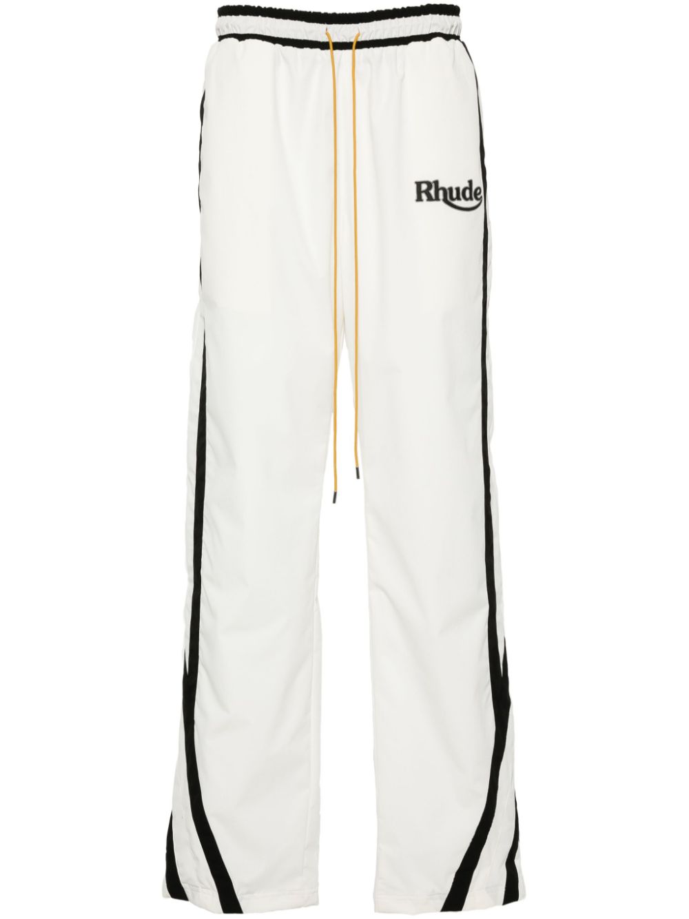 RHUDE logo-print track pants - White von RHUDE