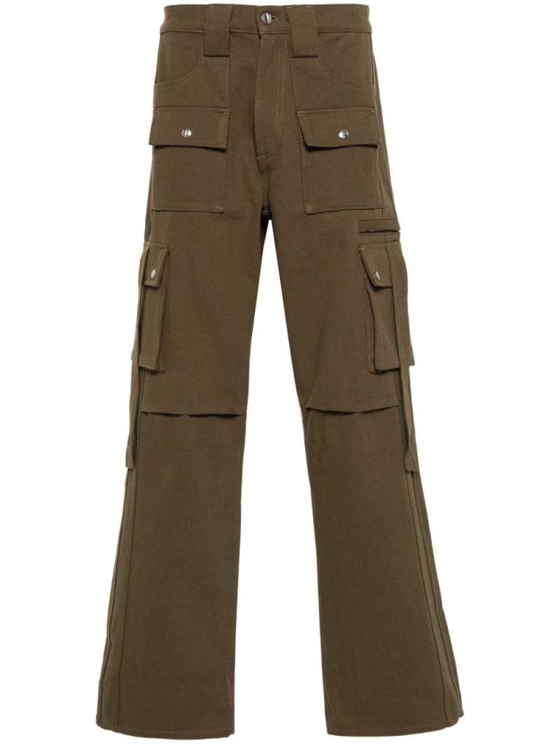 RHUDE straight-leg cargo pants - Green von RHUDE