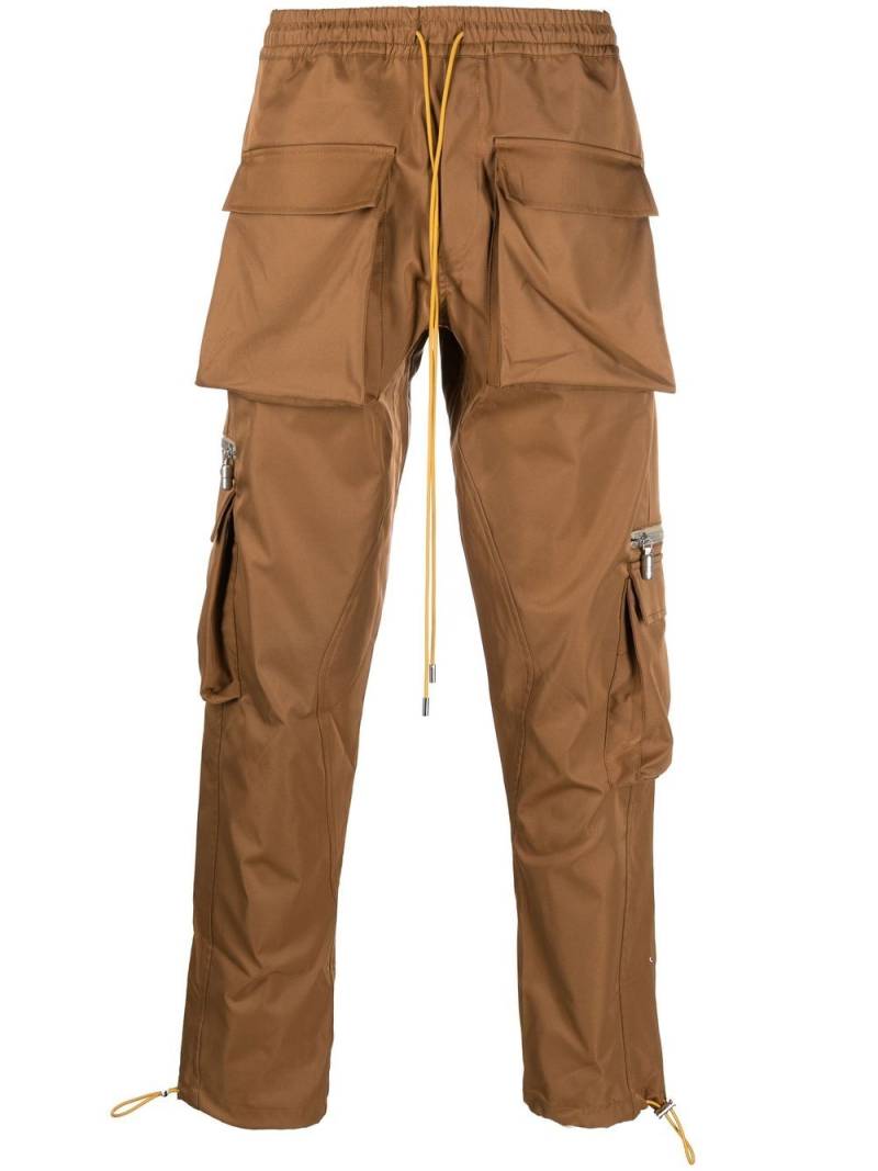 RHUDE straight-leg cargo trousers - Brown von RHUDE