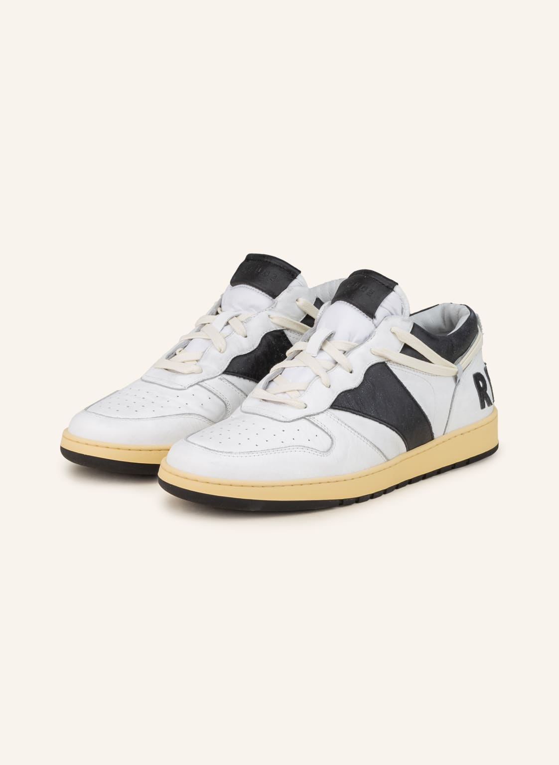 Rhude Sneaker Rhecess Low weiss von RHUDE