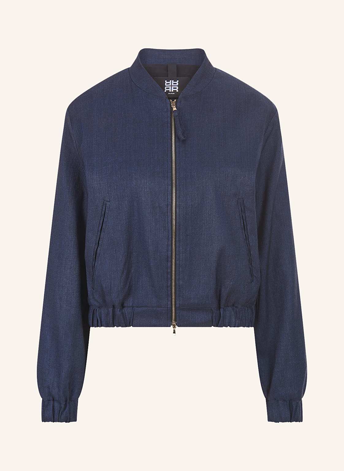 Riani Blouson In Jeansoptik Mit Leinen blau von RIANI