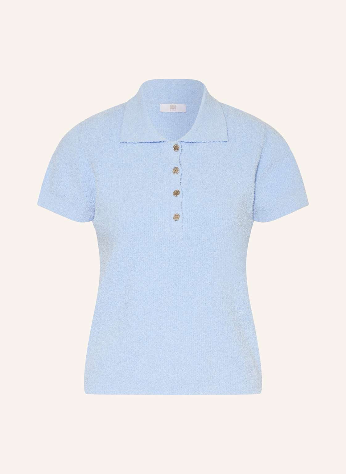 Riani Bouclé-Poloshirt blau Riani Bouclé-Poloshirt blau von RIANI