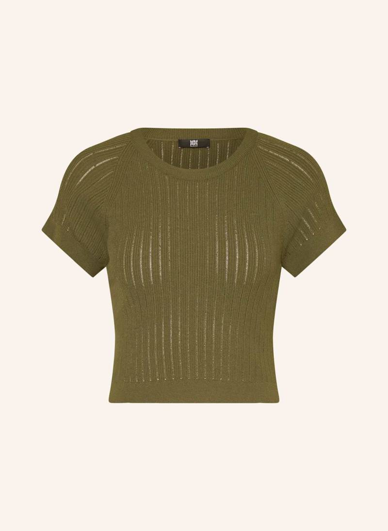 Riani Cropped-Strickshirt gruen von RIANI