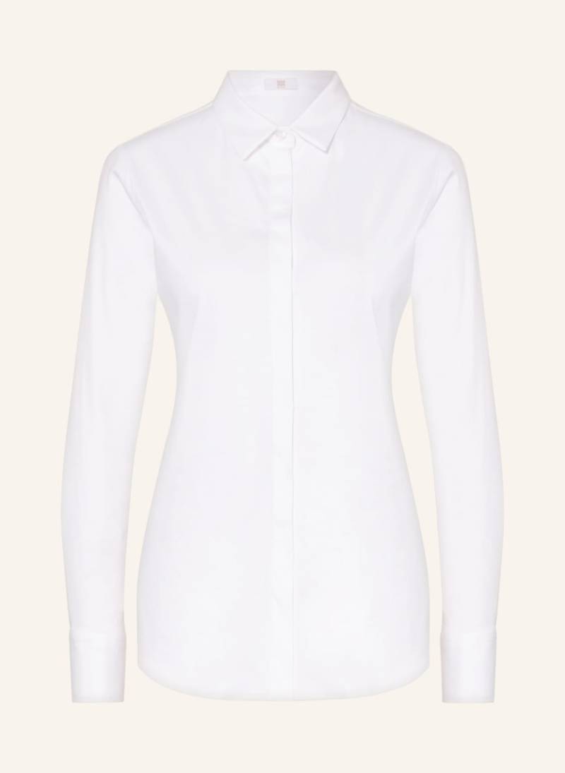 Riani Hemdbluse Aus Jersey weiss Riani Hemdbluse Aus Jersey weiss von RIANI