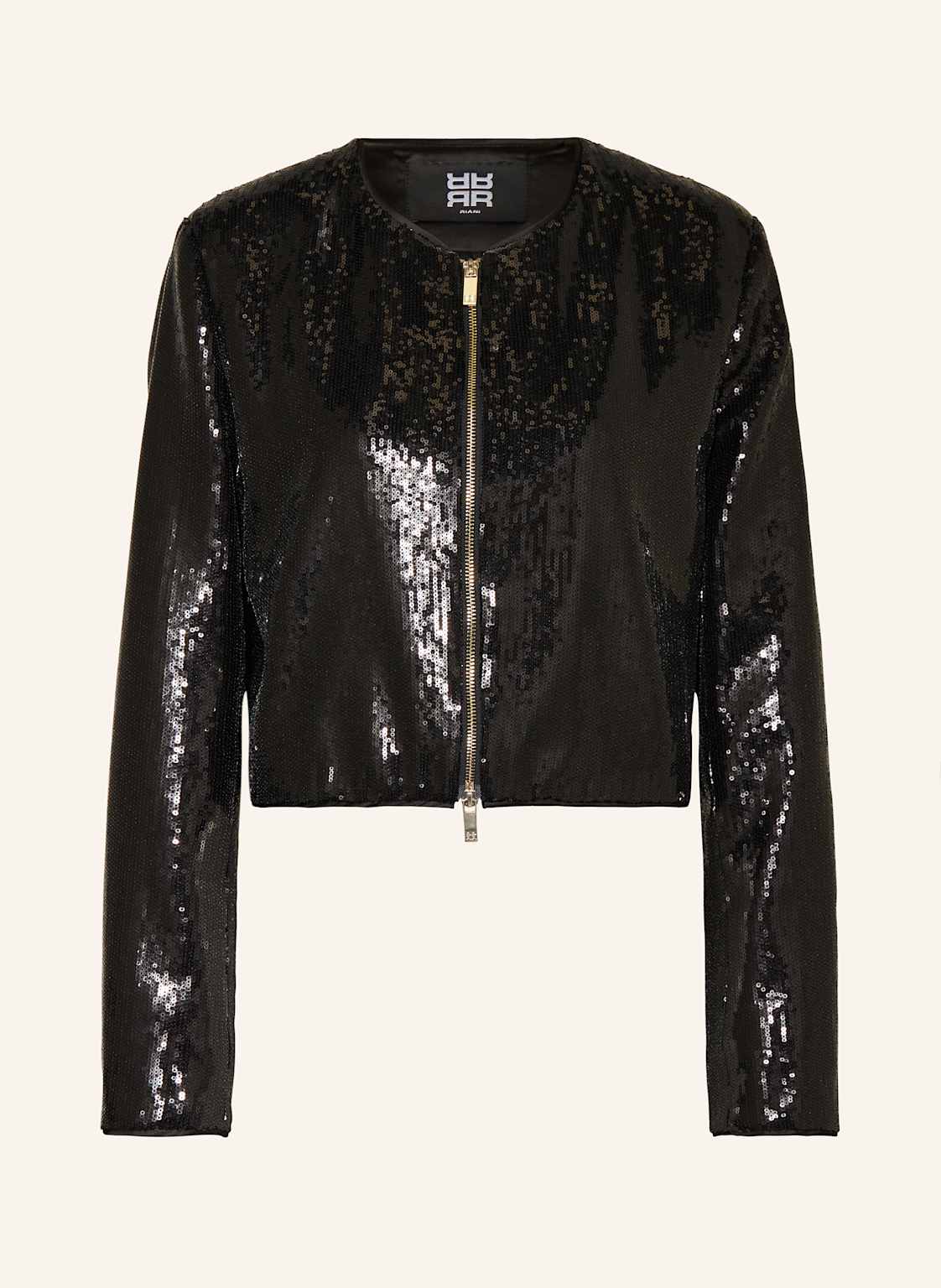 Riani Kastenjacke Mit Pailletten schwarz Riani Kastenjacke Mit Pailletten schwarz von RIANI