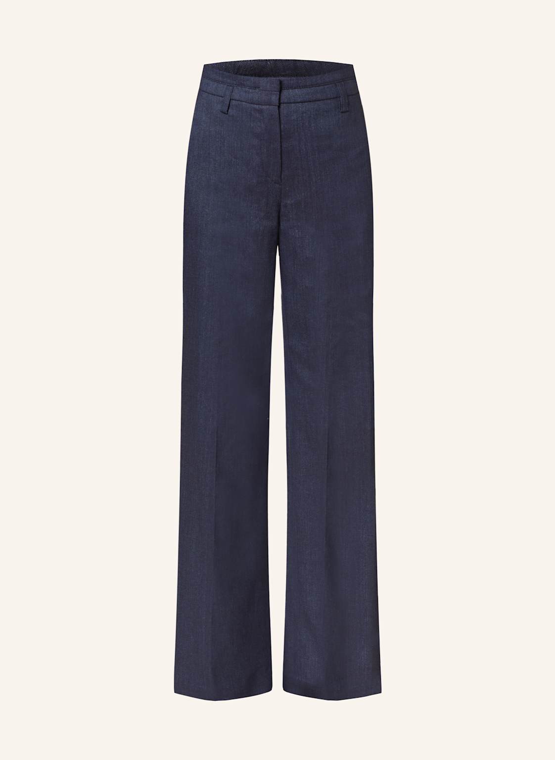 Riani Marlenehose Mit Leinen In Jeansoptik blau Riani Marlenehose Mit Leinen In Jeansoptik blau von RIANI