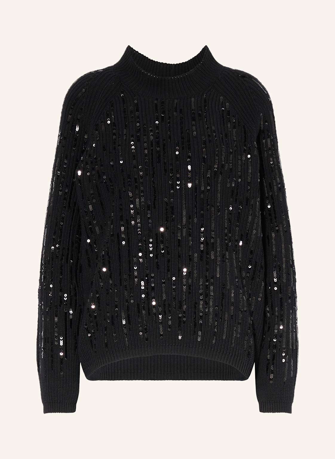 Riani Pullover Mit Pailletten schwarz Riani Pullover Mit Pailletten schwarz von RIANI