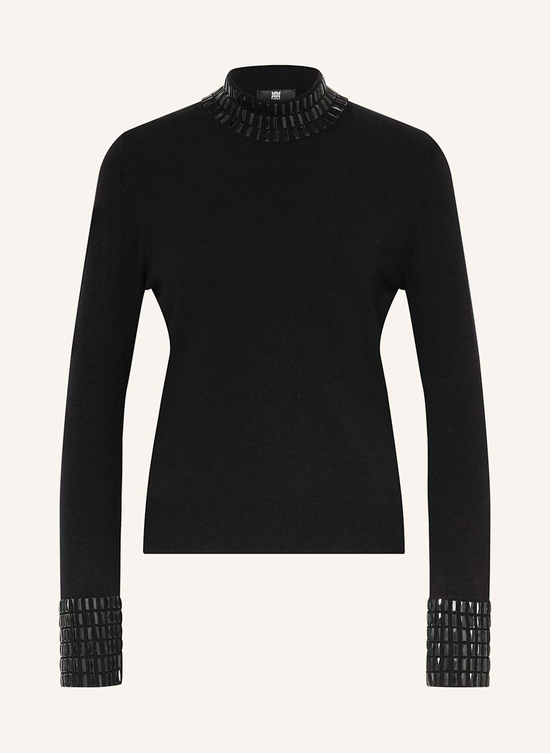Riani Pullover Mit Schmucksteinen schwarz Riani Pullover Mit Schmucksteinen schwarz von RIANI