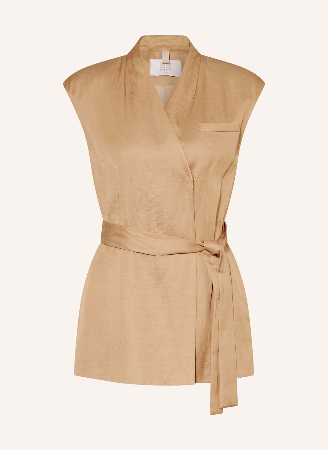 Riani Satinweste Mit Leinen beige Riani Satinweste Mit Leinen beige von RIANI