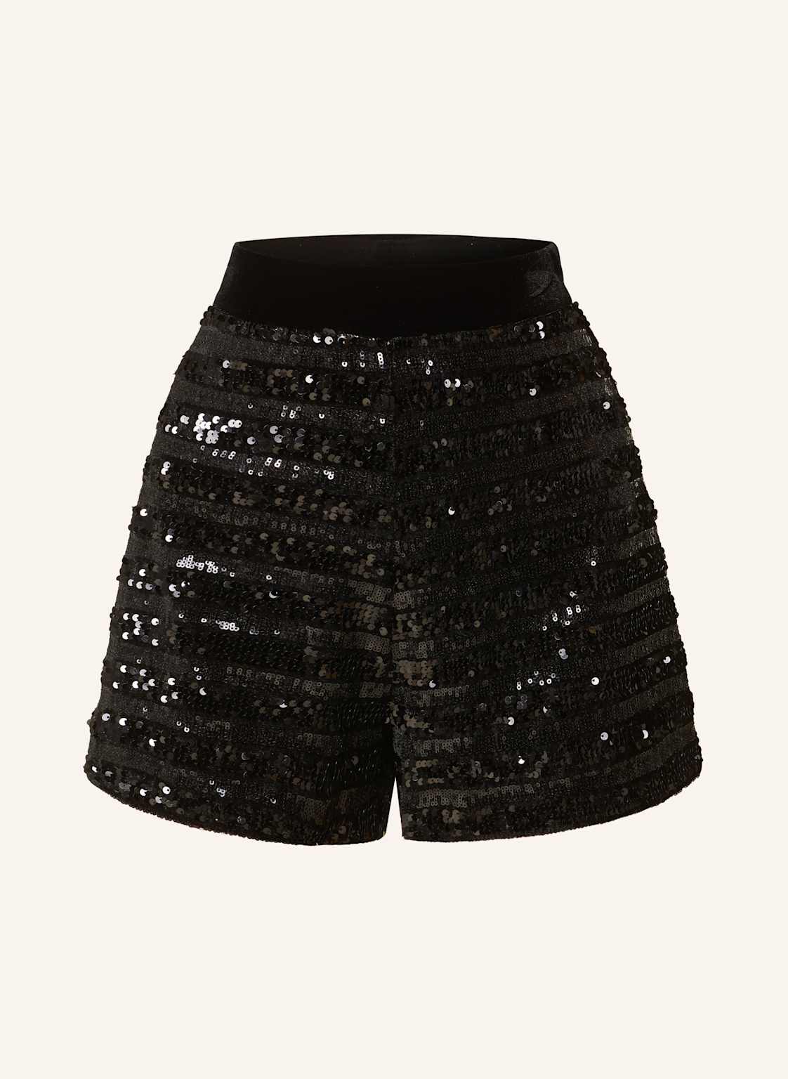 Riani Shorts Mit Pailletten schwarz von RIANI