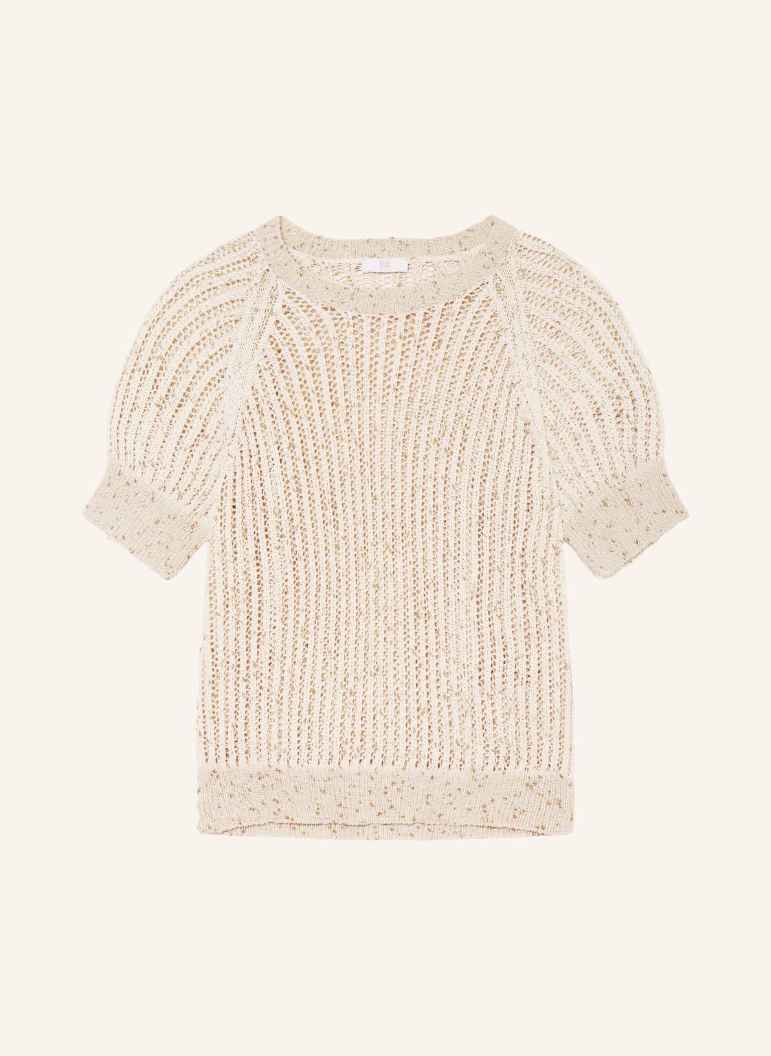 Riani Strickshirt Mit Glitzergarn beige Riani Strickshirt Mit Glitzergarn beige von RIANI