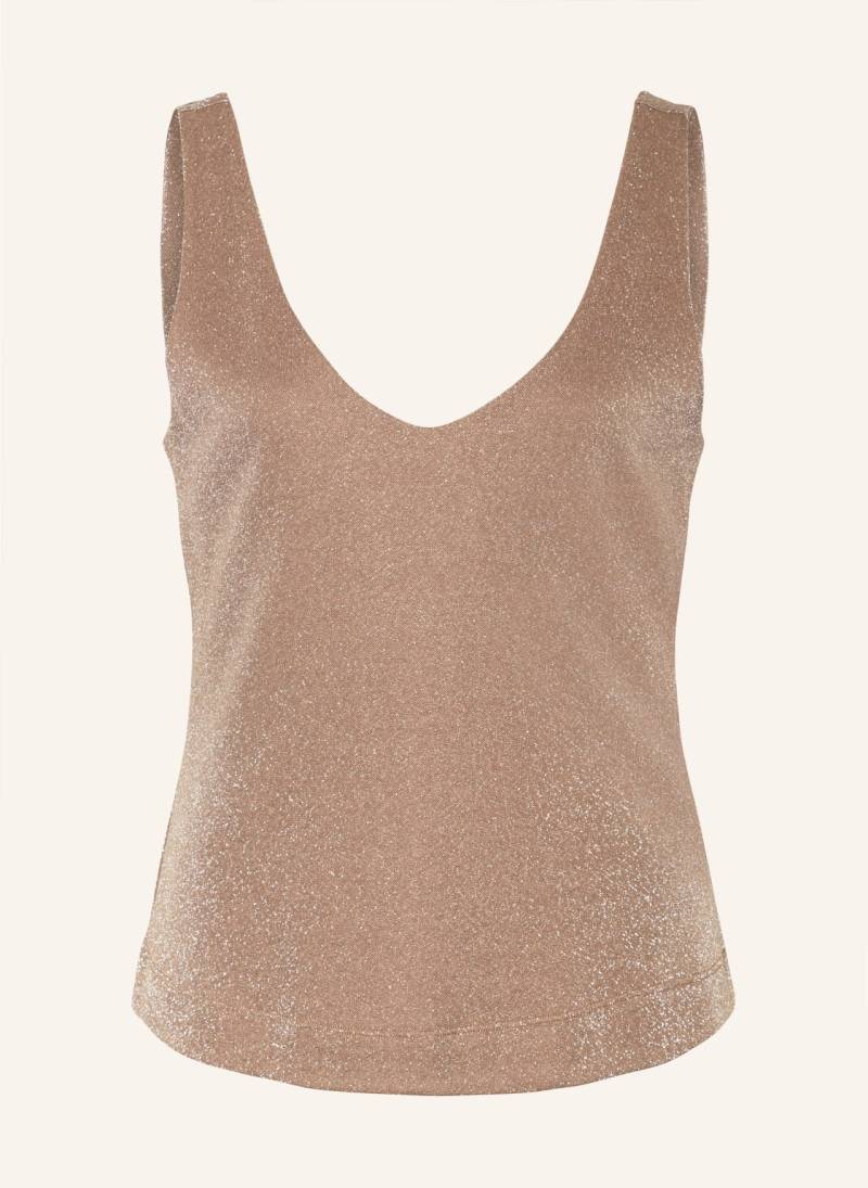 Riani Top Mit Glitzergarn beige von RIANI